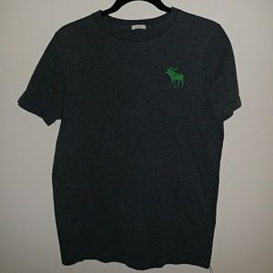 A&F Dark Gray Muscle T